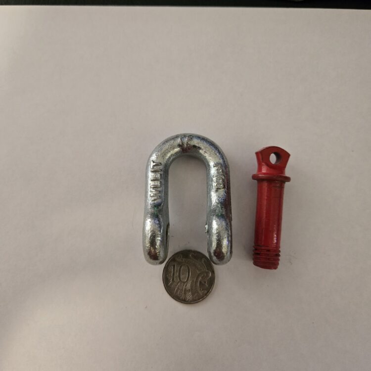 10 mm 1T D Shackle one tonne - Image 3