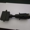 7 pin Flat (trailer) to 7 pin Large Round (car) trailer / caravan adaptor for lights / brakes / indicators