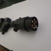 7 pin Flat (trailer) to 7 pin Large Round (car) trailer / caravan adaptor for lights / brakes / indicators