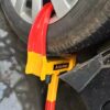 Heavy Duty Anti-Theft Tyre Wheel Clamp Lock for trailers caravans cars